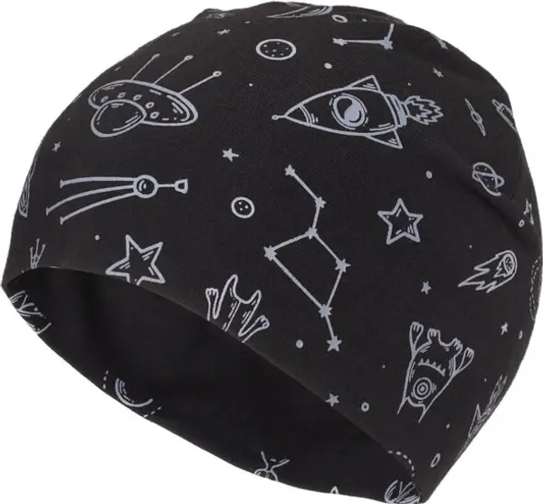 Lewro Lewro BYRD Детска тънка шапка, черно, размер 4-7Y