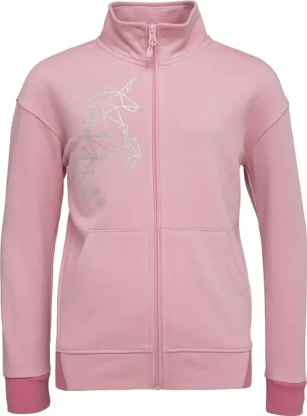 Lewro Lewro CALISTA Суитшърт за момичета, розово, размер 128-134