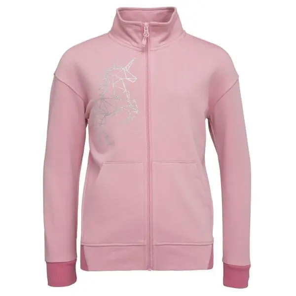 Lewro Lewro CALISTA Суитшърт за момичета, розово, размер 164-170