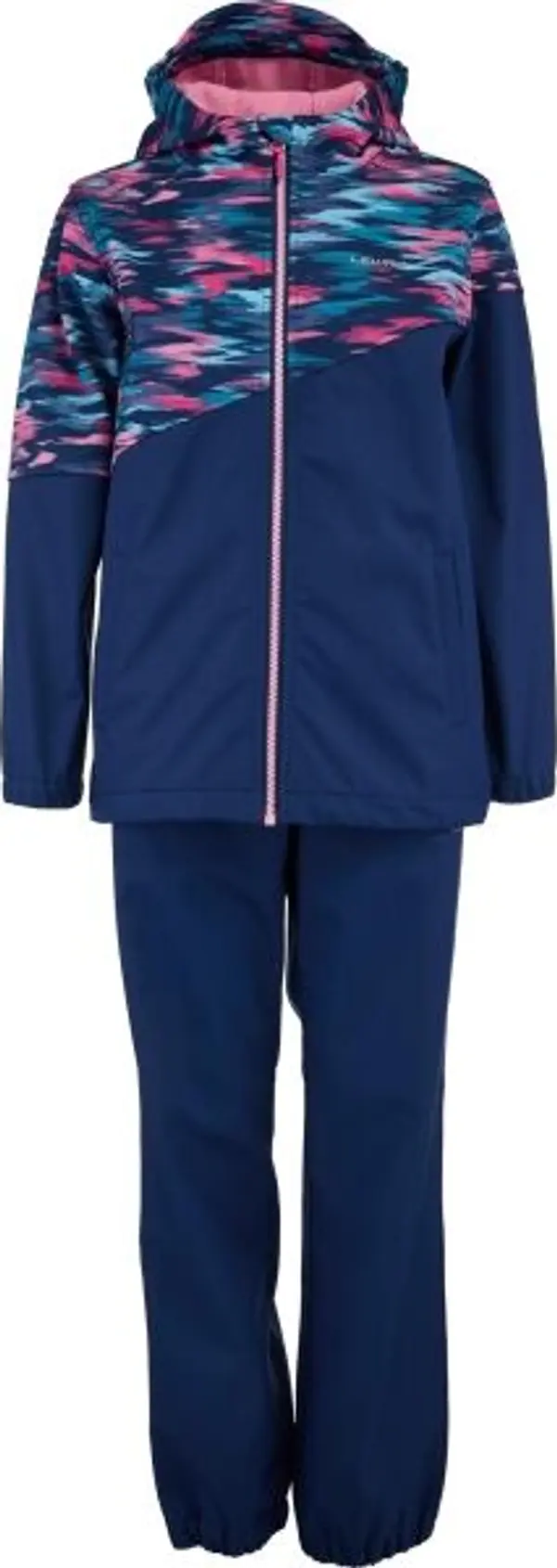 Lewro Lewro CAMBIE Детски комплект от софтшел, тъмносин, размер 140-146