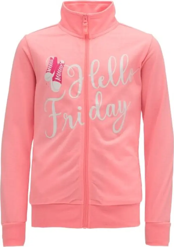 Lewro Lewro CARLOTA Суитшърт за момичета, цвят сьомга, размер 116-122