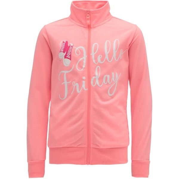 Lewro Lewro CARLOTA Суитшърт за момичета, цвят сьомга, размер