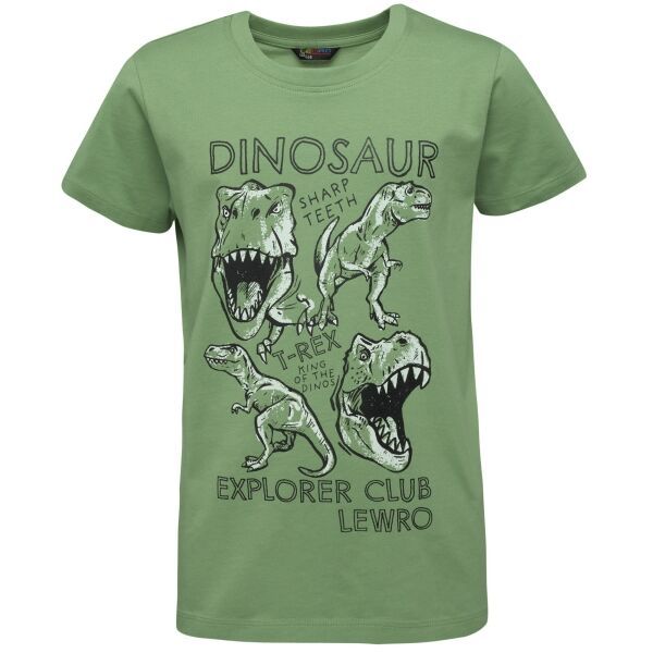 Lewro Lewro CAYDN Тениска за момчета, зелено, размер