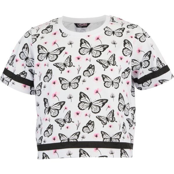 Lewro Lewro CELESTINE Къса тениска за момичета, бяло, размер