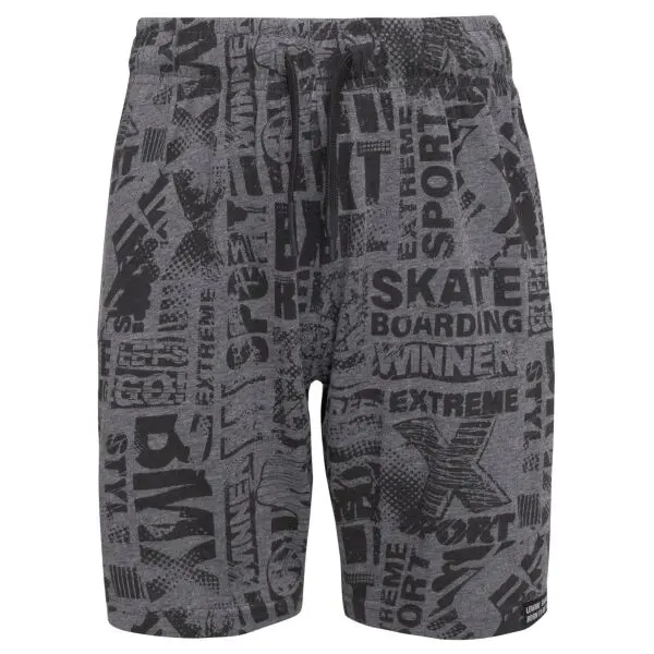 Lewro Lewro CHEW Трикотажни шорти за момчета, тъмносиво, размер 140-146