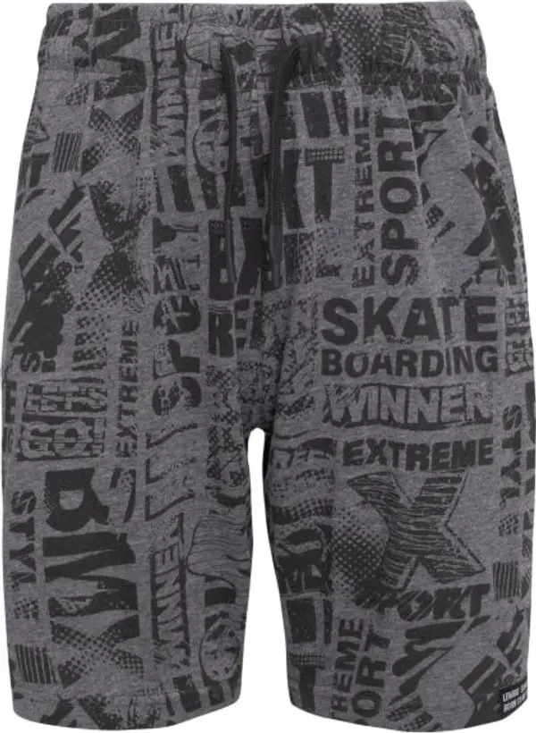 Lewro Lewro CHEW Трикотажни шорти за момчета, тъмносиво, размер 152-158