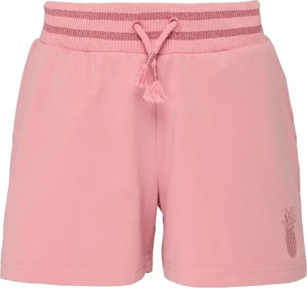 Lewro Lewro CHRISSIE Момичешки удобни плетени шорти, розово, размер 116-122