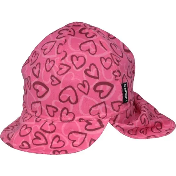 Lewro Lewro COBY Момичешка шапка с козирка, розово, размер