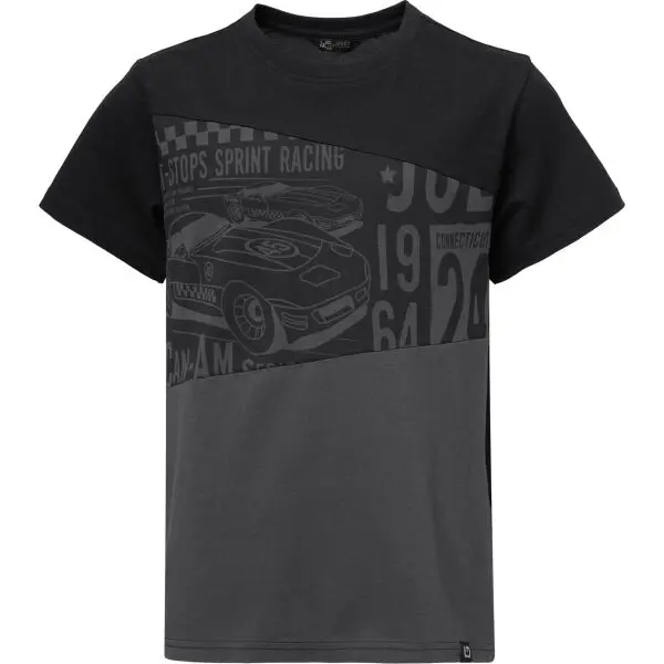 Lewro Lewro DATHAN Тениска за момчета, черно, размер 140-146