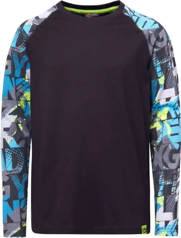 Lewro Lewro DIOGO Момчешка тениска, черно, размер 140-146