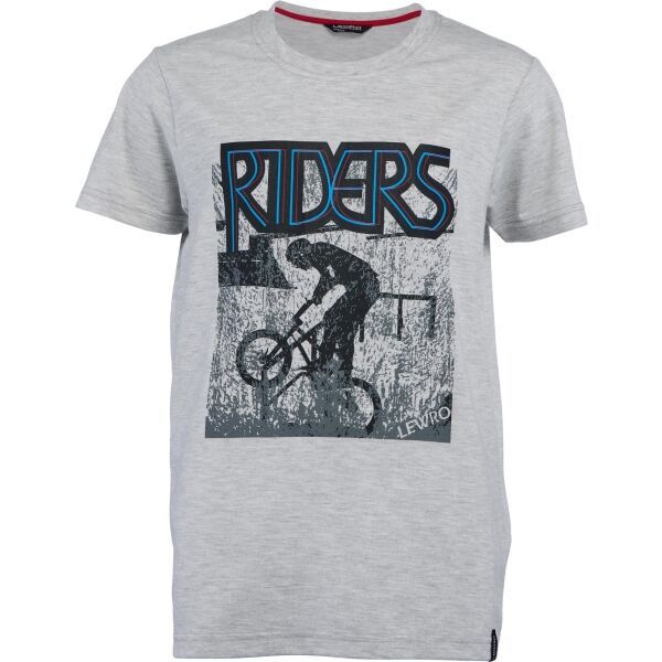 Lewro Lewro EERO Тениска за момчета, сиво, размер