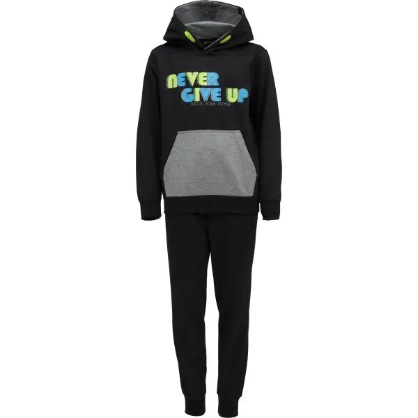 Lewro Lewro ELIEL Спортен комплект за момчета, черно, размер 140-146