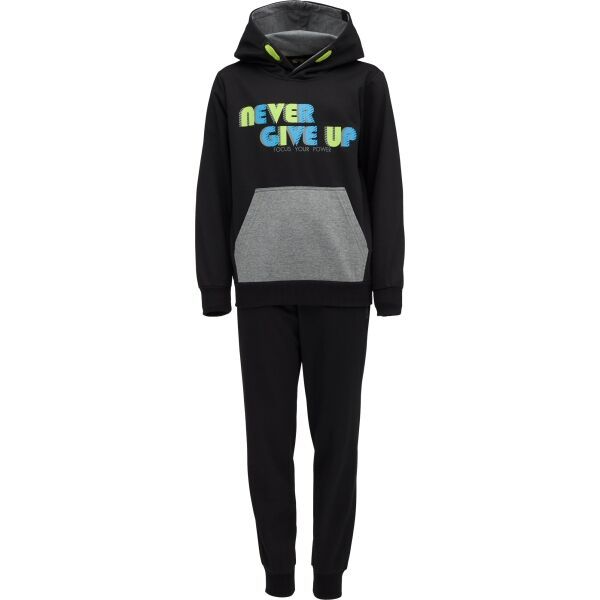 Lewro Lewro ELIEL Спортен комплект за момчета, черно, размер