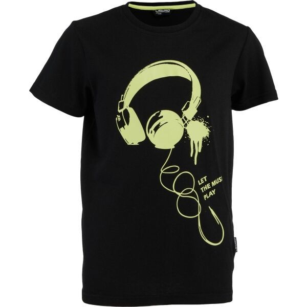 Lewro Lewro ELMER Тениска за момчета, черно, размер