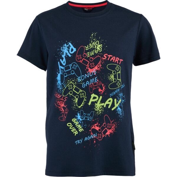 Lewro Lewro ELMER Тениска за момчета, тъмносин, размер