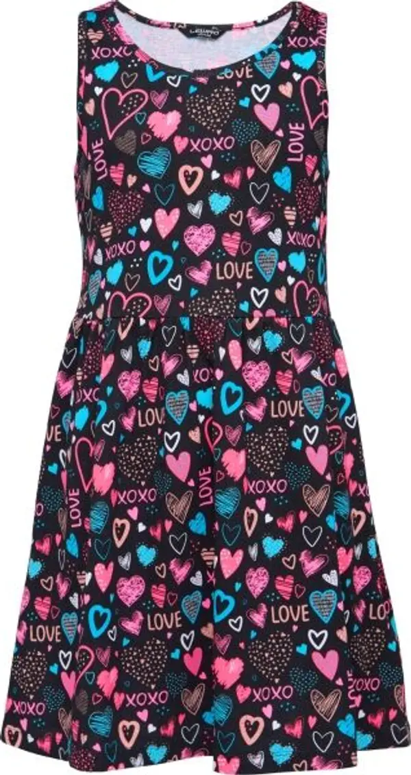 Lewro Lewro EMELA Удобна момичешка рокля, тъмносин, размер 116-122