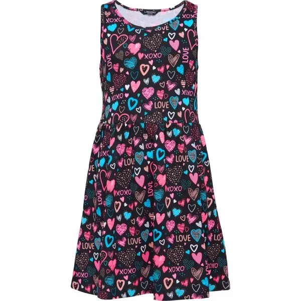 Lewro Lewro EMELA Удобна момичешка рокля, тъмносин, размер 128-134