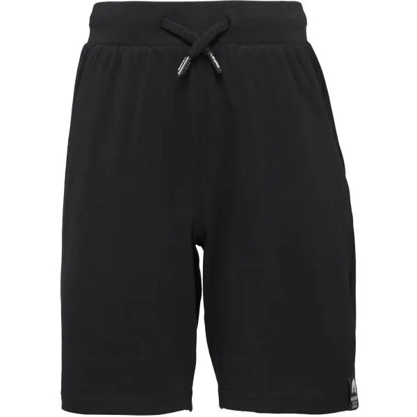 Lewro Lewro EMORI Удобни момчешки плетени шорти, черно, размер 128-134