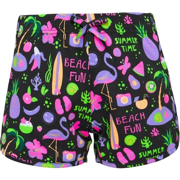 Lewro Lewro EVALYN Момичешки удобни плетени шорти, микс, размер 152-158