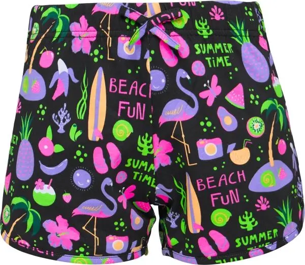 Lewro Lewro EVALYN Момичешки удобни плетени шорти, микс, размер 164-170