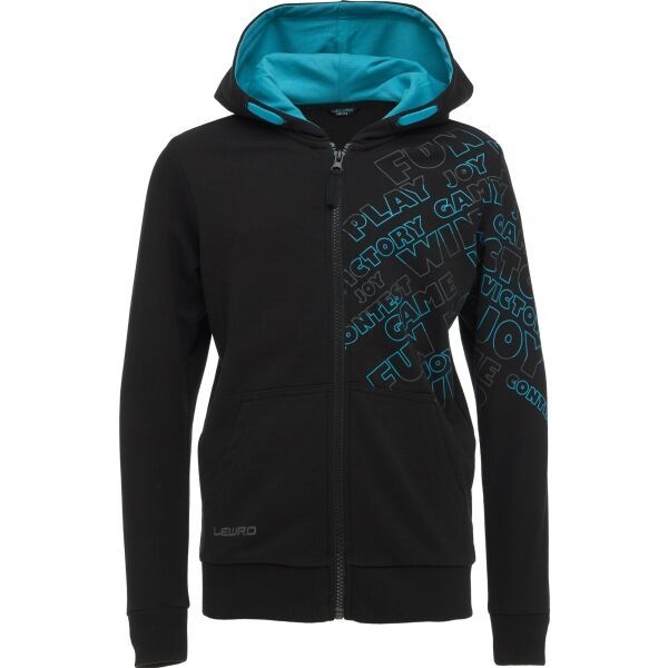 Lewro Lewro EVERETT Момчешки суитшърт, черно, размер