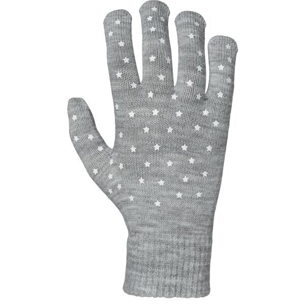 Lewro Lewro FAYE Детски плетени ръкавици, сиво, размер