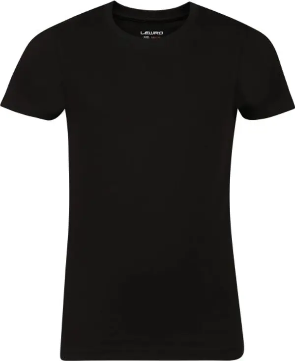 Lewro Lewro FOWIE Детска тениска, черно, размер 128-134