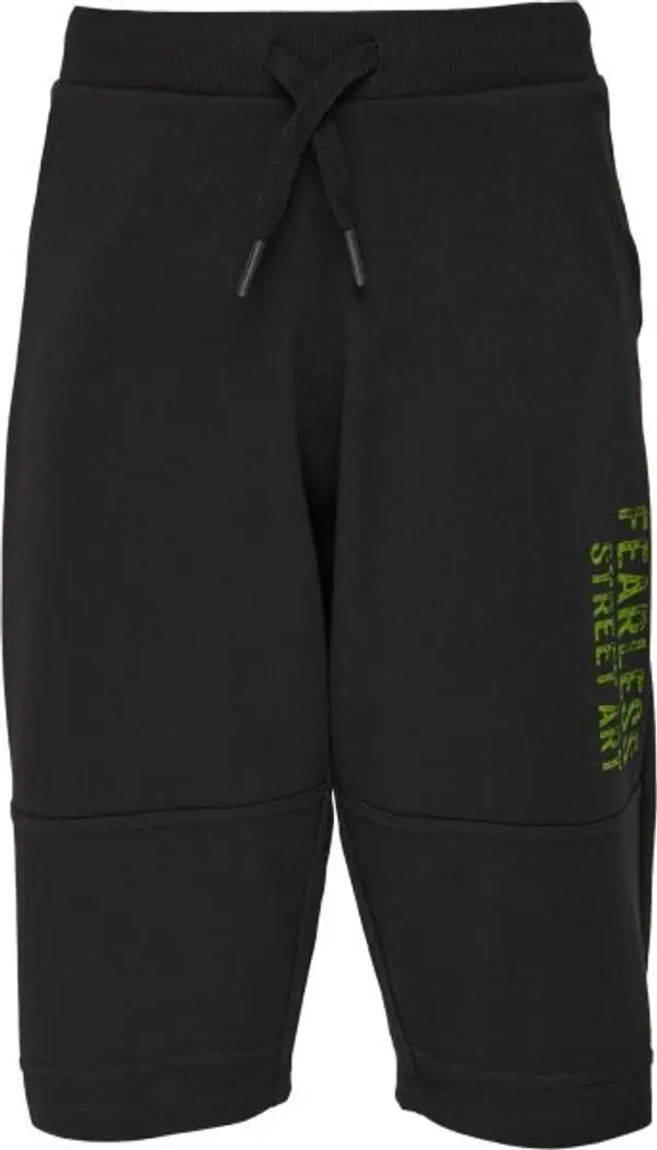 Lewro Lewro HACKNEY Момчешки 3/4 спортни панталони, черно, размер 152-158