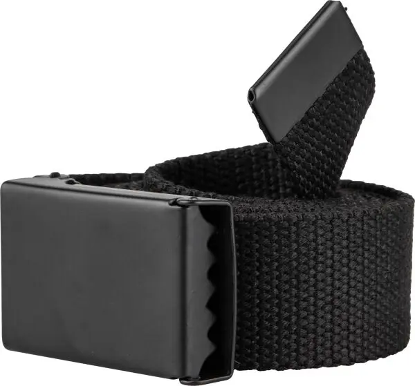 Lewro Lewro HAKAN Детски текстилен колан с метална тока, черно, размер 87