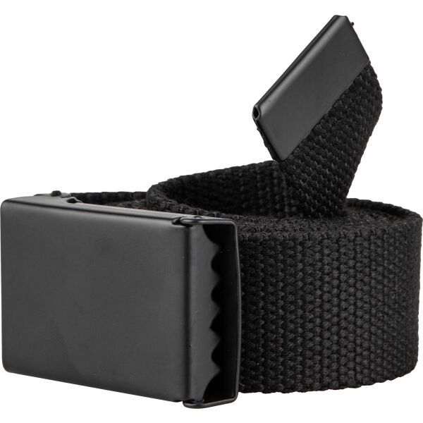 Lewro Lewro HAKAN Детски текстилен колан с метална тока, черно, размер