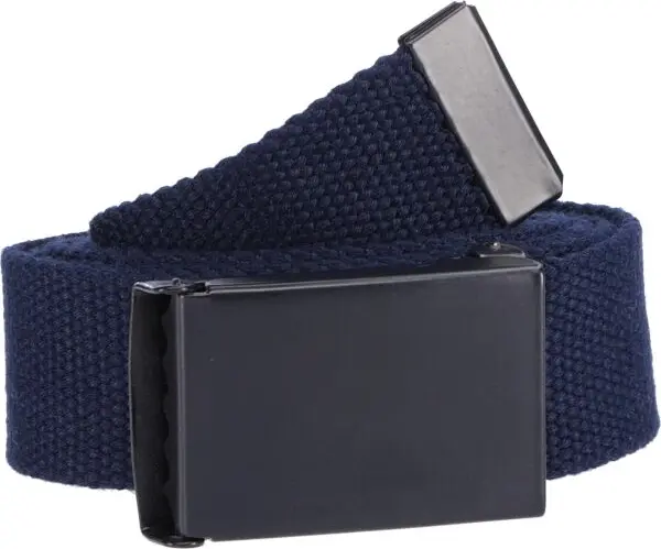 Lewro Lewro HAKAN Текстилен колан с метална тока, тъмносин, размер
