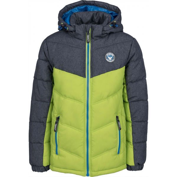Lewro Lewro ILAYA Детско капитонирано яке, зелено, размер