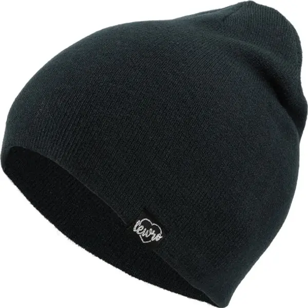 Lewro Lewro ISARA Плетена шапка за момичета, тъмносин, размер 4-7Y