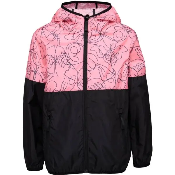 Lewro Lewro JACKET Детско шушляково яке, розово, размер 116-122