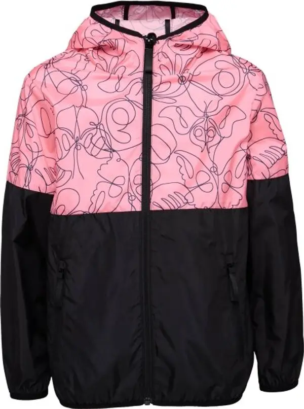 Lewro Lewro JACKET Детско шушляково яке, розово, размер 140-146