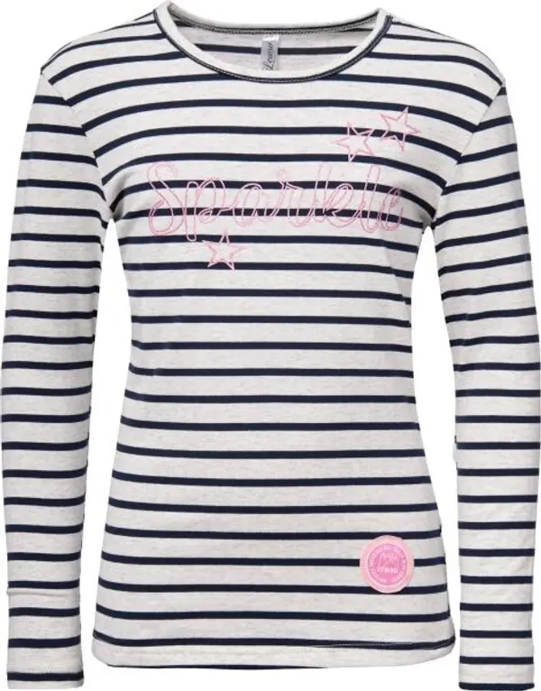 Lewro Lewro KARIA Тениска за момичета, сиво, размер 128-134