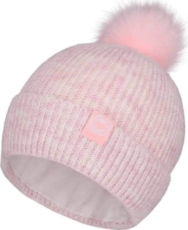 Lewro Lewro KLEASA Плетена шапка за момичета, розово, размер 8-11Y