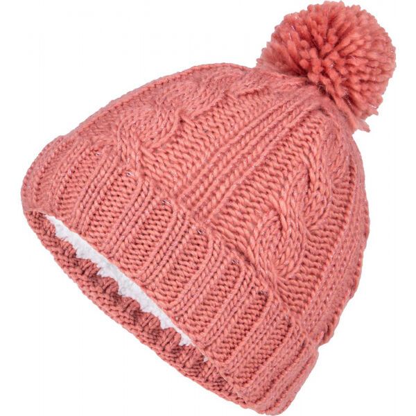 Lewro Lewro CHIA Плетена шапка за момичета, розово, размер 4-7