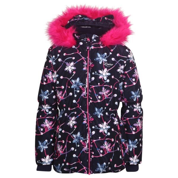 Lewro Lewro INESA Зимно яке за момичета, тъмносин, размер 140/146
