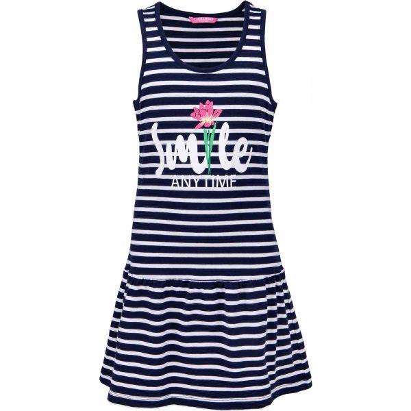 Lewro Lewro TAJA Рокля за момичета, тъмносин, размер 116-122