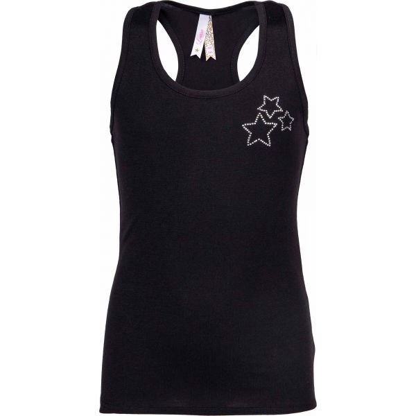 Lewro Lewro THENIE Потник за момичета, черно, размер 116-122