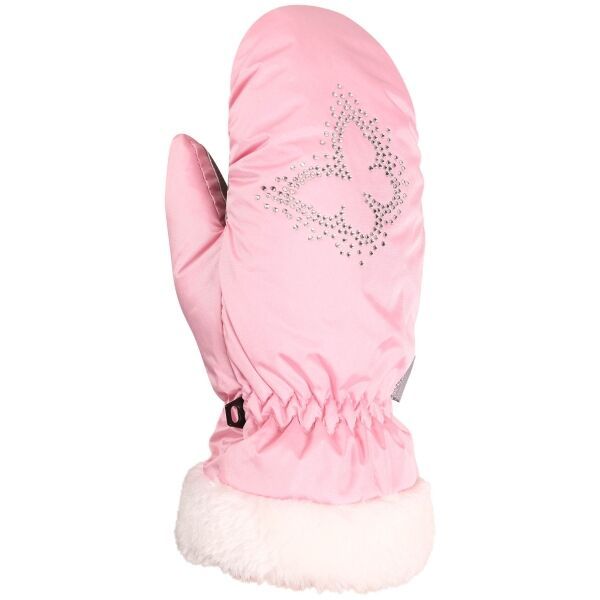 Lewro Lewro UNANA Момичешки ръкавици с пръсти, розово, размер 8-9