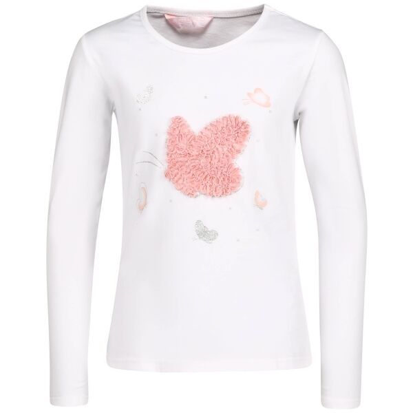 Lewro Lewro XUE Тениска за момичета, бяло, размер 152-158