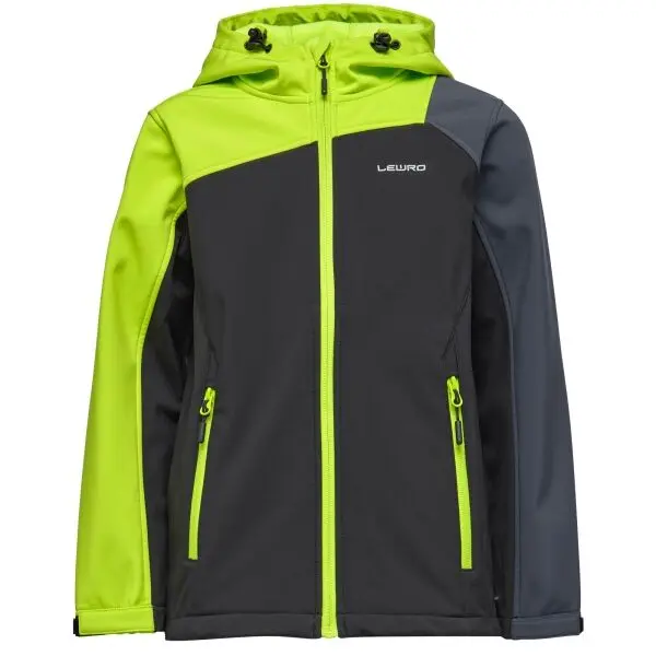 Lewro Lewro LYNGBY Момчешко яке от софтшел, светло-зелено, размер 140-146