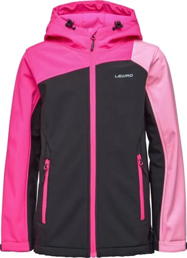 Lewro Lewro LYNGBY Софтшел яке за момичета, розово, размер 116-122