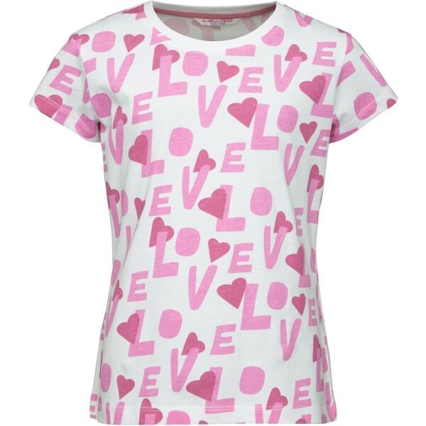 Lewro Lewro MACKENZIE Тениска за момичета, бяло, размер