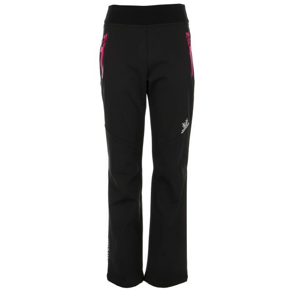 Lewro Lewro MAEVE Панталони за момичета от софтшел, черно, размер