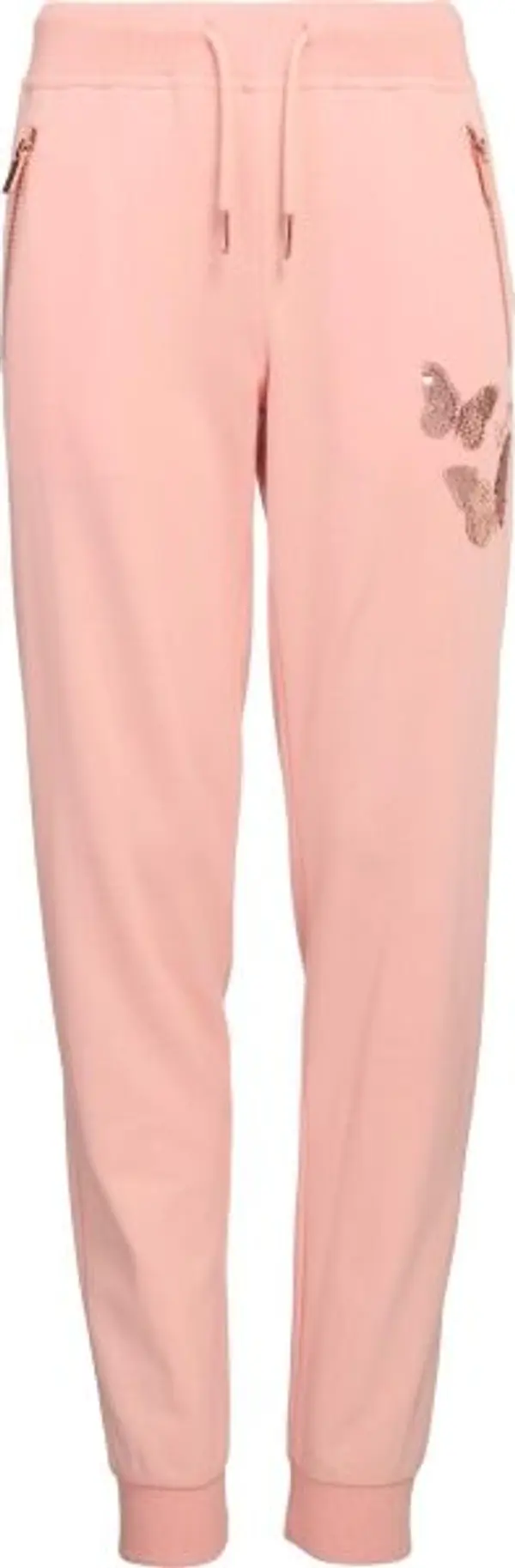 Lewro Lewro MAXINE Тънък момичешки анцуг, цвят сьомга, размер 152-158