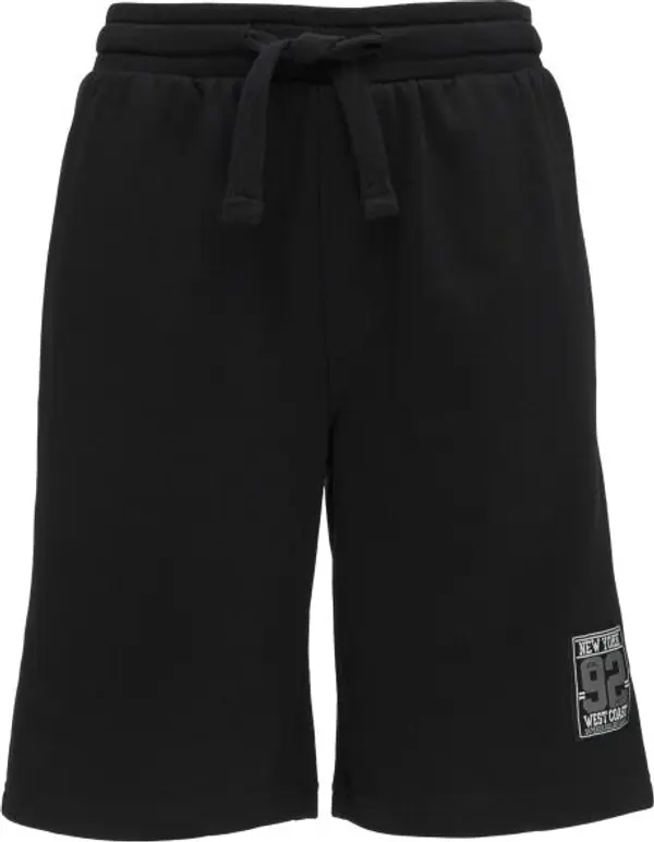 Lewro Lewro MERARI Трикотажни шорти за момчета, черно, размер 128-134