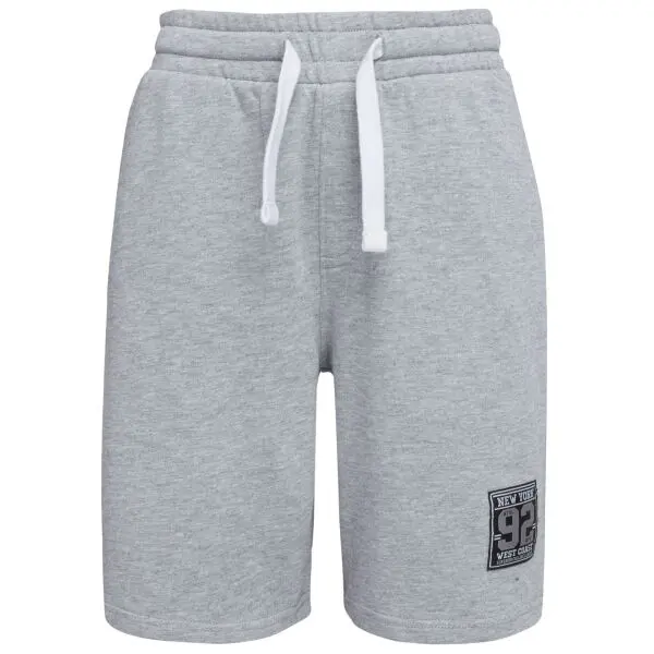 Lewro Lewro MERARI Трикотажни шорти за момчета, сиво, размер 128-134